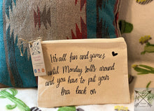 Load image into Gallery viewer, Novelty Canvas Zipper Pouch with various sayings/designs/Pencil Case/Back to School