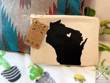 Load image into Gallery viewer, Novelty Canvas Zipper Pouch with various sayings/designs/Pencil Case/Back to School