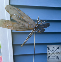 Load image into Gallery viewer, Metal Art or Garden Art Dragonfly
