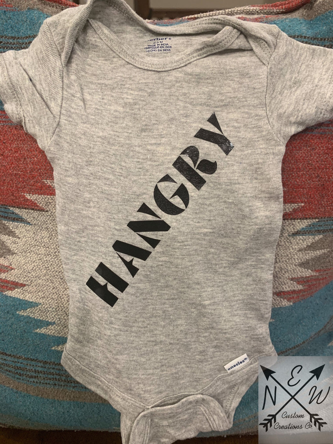 Hangry 100% Cotton Baby Bodysuit