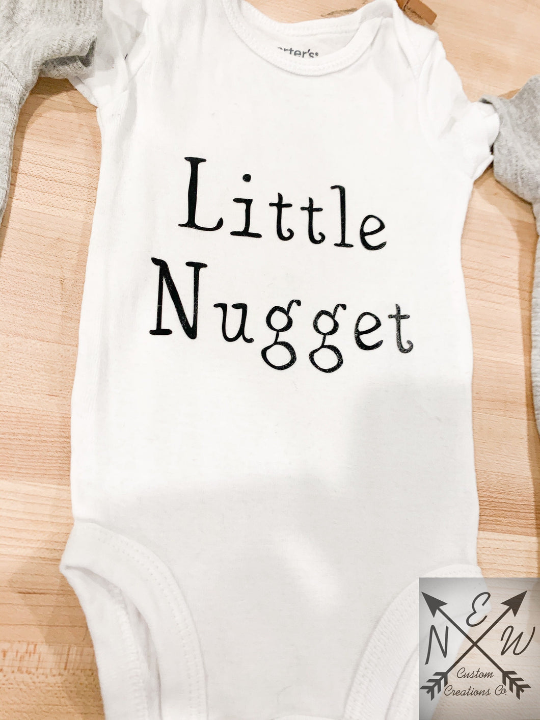 Little Nugget Novelty 100% Cotton Baby Bodysuit